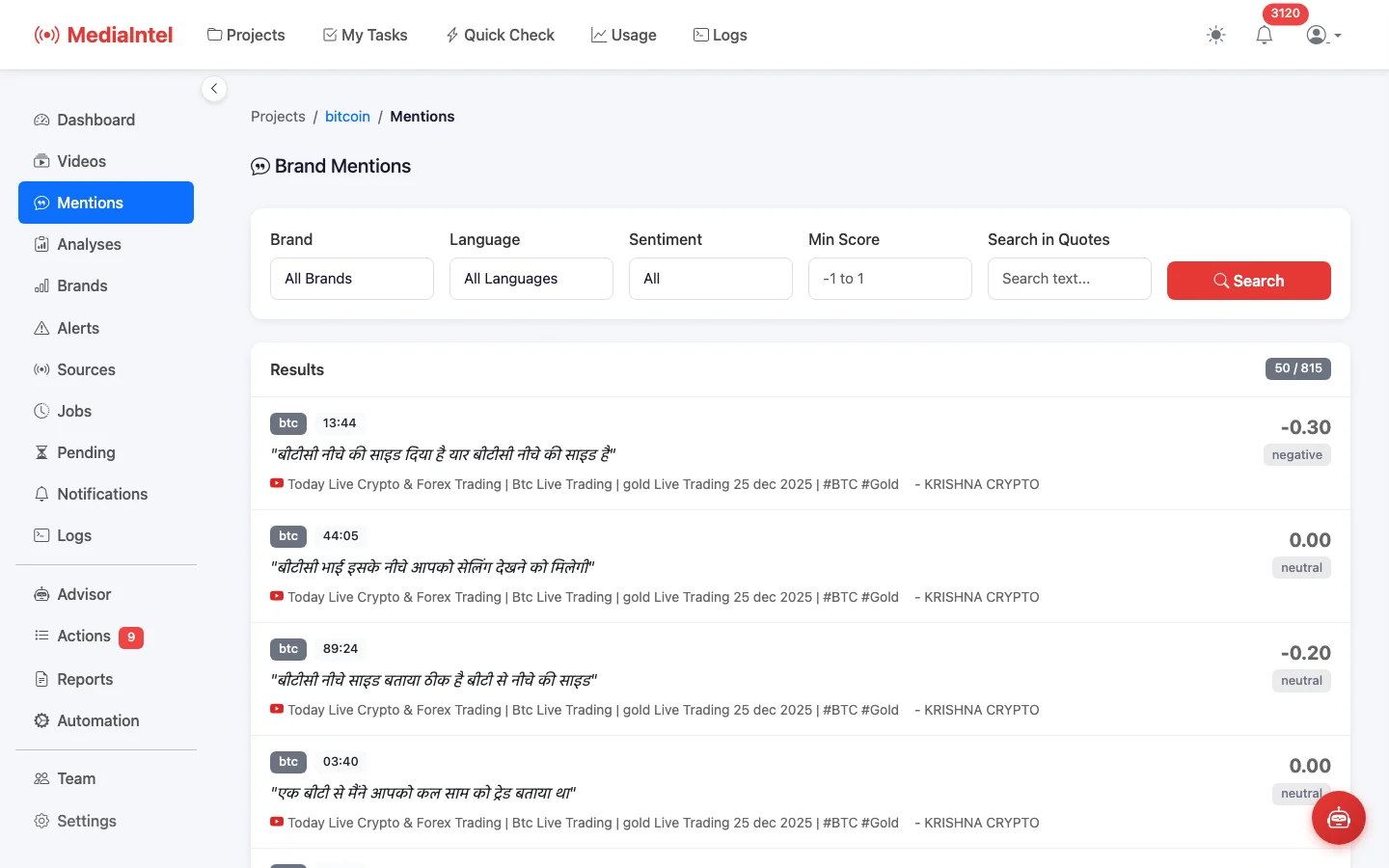 Marketing & PR product view